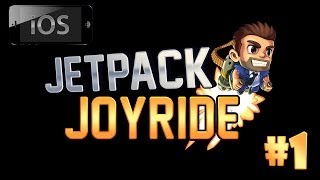 iOS Jetpack Joyride 1  Мой самый первый геймплей с айфона [upl. by Janicki728]