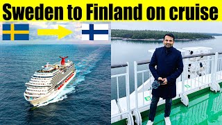 Sweden to Finland on a cruise Ep 01  Cruise Trip [upl. by Aldo]