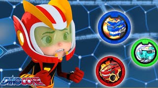 Dinocore Game Season 3 Episode 123  Cartoon For Kids  Dinosaurs Animation Robot [upl. by Laden]