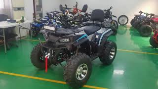 Chinese factory 200cc quadbike GY6 automatic engine atv [upl. by Leasi730]