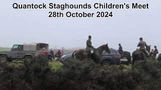 Stag chased until dark at Quantock Staghounds notorious Childrens Meet [upl. by French]