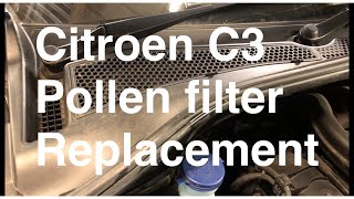 C3 pollen filter filter change C3 pollen filter location [upl. by Aicia]