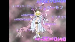 Gatomon Digivolves to Angewomon and Destroys Myotismon HD [upl. by Edahc]