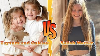 Taytum and Oakley VS Salish Matter Transformation 2024 ★ From Baby To Now [upl. by Nahtaoj]