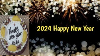 2024 Happy New Year Cake cutting Video sreenivasamvlogs [upl. by Rawde]