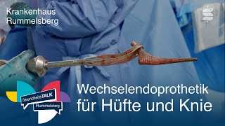 Wechselendoprothetik an Hüfte und Knie  GesundheitsTALK Rummelsberg [upl. by Hessney]