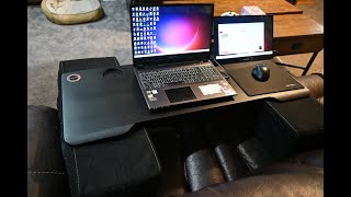 ChristCenteredGamercom Unboxes the Couchmaster Cyboss – Extra Wide Ergonomic Couch Desk [upl. by Odie200]