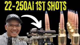 22250AI Ackley Improved 1st Shots Fired  Eps 2 22 Creedmoor [upl. by Ahsha]