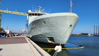 HMCS Harry DeWolf at Pier 8 • October 19 amp 20 2024 [upl. by Anela]