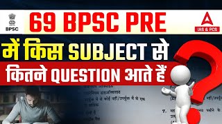 69th BPSC Subject Wise Weightage  BPSC New Exam Pattern and Syllabus  Topic Wise Marks [upl. by Ahsinej]