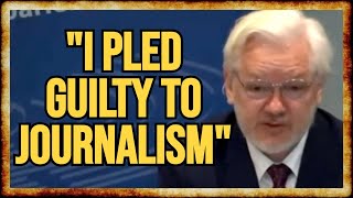 Julian Assange SPEAKS OUT as FREE MAN quotI Pled Guilty To JOURNALISMquot [upl. by Trebled]