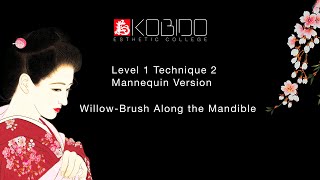 Kobido® Level 1 Technique 2 WillowBrush Along the Mandible [upl. by Ruhtracm201]