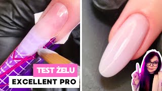 Najlepszy żel jaki testowałam  TEST ŻELU Excellent Pro Builder Gel [upl. by Zeuqram716]