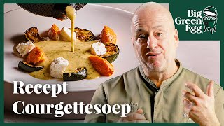 Heerlijke courgettesoep van de kamado  Big Green Egg Recept [upl. by Gonick]