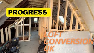 Unbelievable progress on this loft conversion internal fit out [upl. by Riaj]