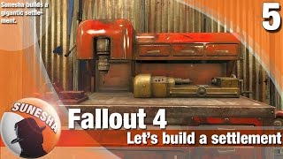 ★ Fallout 4  E05  Floor mat glitch Clipping objects in settlement [upl. by Gentes286]