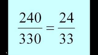 Equivalent Fractions  Finding the Lowest Terms [upl. by Nairret]