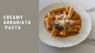 Creamy Arrabiata Pasta Recipe under 60 seconds shorts [upl. by Leventhal]