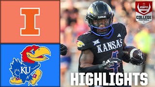 Illinois Fighting Illini vs Kansas Jayhawks  Full Game Highlights [upl. by Delcine]