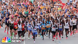 Chicago Marathon 2024 FULL COVERAGE  FINISH LINE CAM [upl. by Jobe]