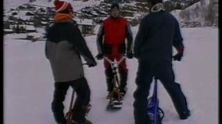 LECON INITIATION AU SNOWSCOOT PARTIE 1 [upl. by Ecart]