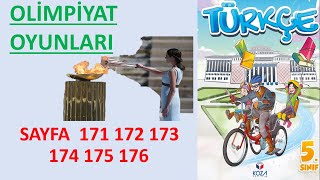 OLİMPİYAT OYUNLARI 5SINIF TÜRKÇE SAYFA 171 172 173 174 175 176 [upl. by Ained963]