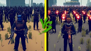 ARMY TEAM vs REBELS TEAM  Totally Accurate Battle Simulator TABS [upl. by Annoiek760]