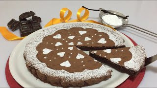 TORTA TENERINA al cioccolato fondente ricetta FERRARESE  Brownies cake [upl. by Maxia873]