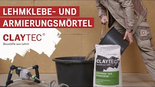 ⁠CLAYTEC Anwendungsvideo Lehmklebe und Armierungsmörtel [upl. by Ailimaj947]