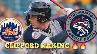 Mets minor league update  OF prospect Ryan Clifford again Huge night [upl. by Ingamar3]