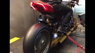 Ducati Panigale V4R Dyno run [upl. by Tiffa]