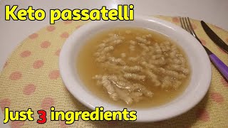 🇺🇲🍝 Keto Italian passatelli easy to make and tasty passatelli [upl. by Okuy]