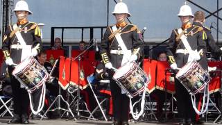 Royal Marines Band Scotland  Sunderland International Airshow 2013 [upl. by Bryon]