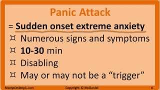 Anxiety Disorders OCD PTSD Panic Attack Agoraphobia Phobias GAD Generalized [upl. by Reste140]