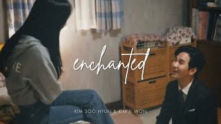 enchanted  kim soo hyun amp kim ji won [upl. by Secundas]