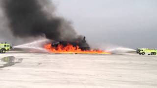 Chicago Fire Department ARFF Live Burn [upl. by Ettenoj]