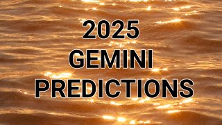 2025 GEMINI ♊️ prediction  career  money  transformation glow up [upl. by Eniamat415]