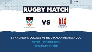 RUGBY St Andrews College vs Nico Malan High School [upl. by Guarino289]