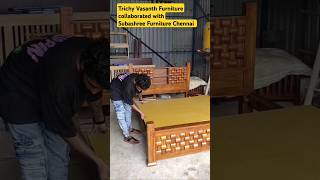 Our Teak wood cot assemblyFitting video [upl. by Itsa973]