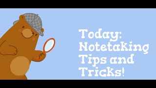 School Skills Notetaking Tips and Tricks for Kids [upl. by Golanka270]