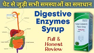 Aidzyme Digestive Enzymes Syrup Uses In Hindi  Diastase amp Pepsin For Weight Gain [upl. by Berkie]