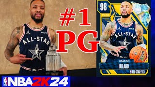 Damian Lillard Galaxy Opal Gameplay HOW GOOD IS ALL STAR MVP DAMIAN LILLARD in NBA 2K24 MyTeam [upl. by Gerladina]