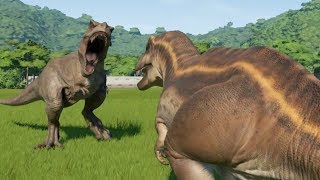 AcrocanthosaurusModified VS All Carnivores  Jurassic World Evolution [upl. by Janelle161]