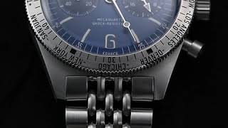 Wolbrook Skindiver WT ChronoMecaquartz Chronograph Blue amp Steel Introduction [upl. by Anastice]