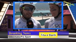 Olimpiadi Parigi Tita e Banti medaglia doro nella Vela Nacra 17 impresa Italia [upl. by Schafer854]