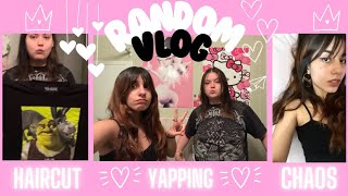 SUPER UNSERIOUS VLOG🎀 best friend cuts my hair outfits house tour [upl. by Kenrick]