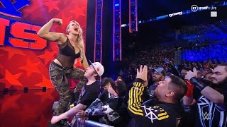 Lacey Evans Return Entrance With New Theme  Smackdown May 6 2022 [upl. by Sarette]