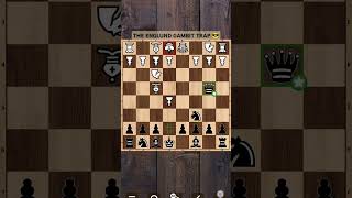 The Englund Gambit Trap 😎 magnuscarlsen chess hikarunakamura [upl. by Norita]