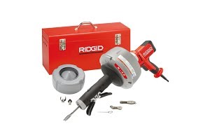 Ridgid K45AF5 Autofeed Drain Cleaning Machine  The Professionals Choice [upl. by Etolas]