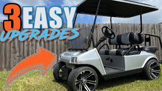 3 EASY Upgrades from GolfCartStuffCom That will Change Your Golf Carts Look  Club Car Paint Job [upl. by Connett]